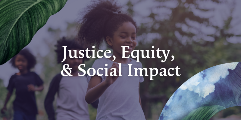 JUSTICE, EQUITY, & SOCIAL IMPACT