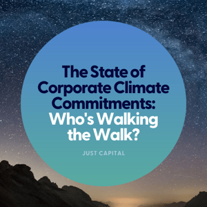 The State of Corporate Climate Commitments: Who's Walking the Walk? 