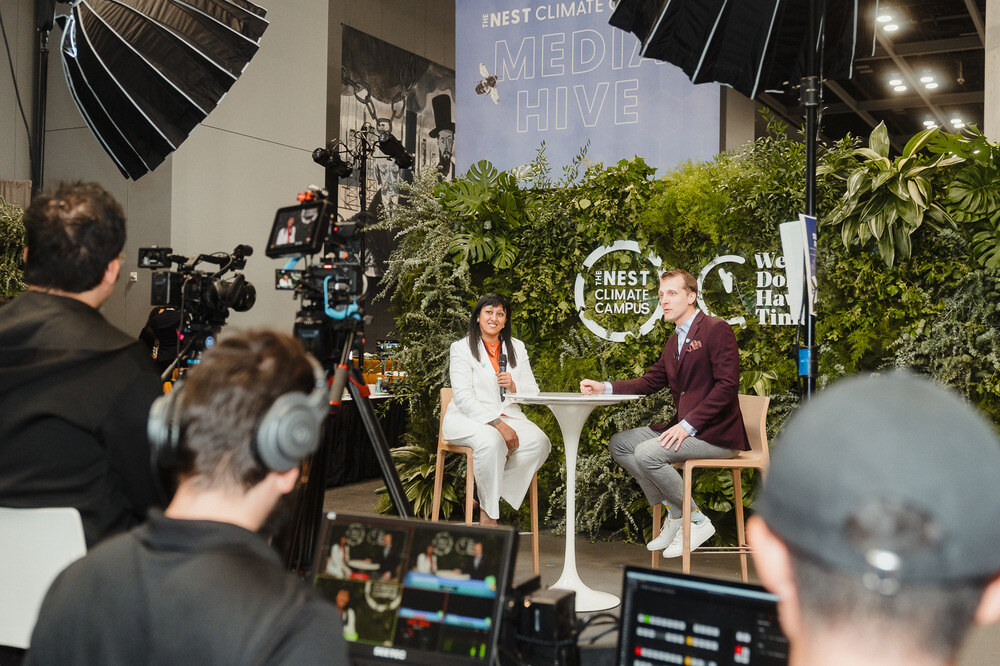 Media Hive Studio at the Nest Climate Campus