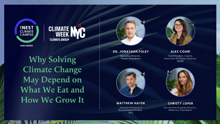Why Solving Climate Change May Depend on What We Eat and How We Grow It