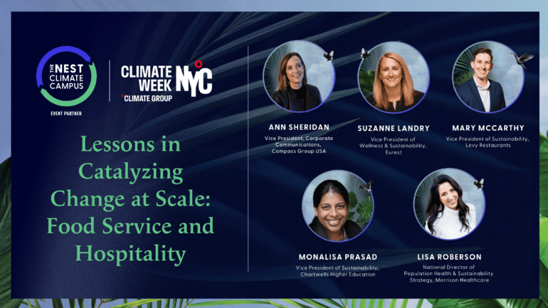Lessons in Catalyzing Change at Scale: Food Service and Hospitality