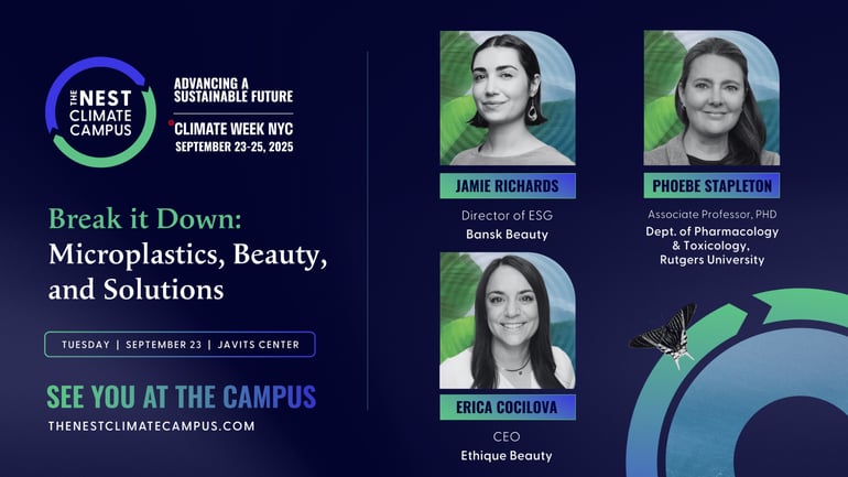 Break it Down Microplastics, Beauty, and Solutions