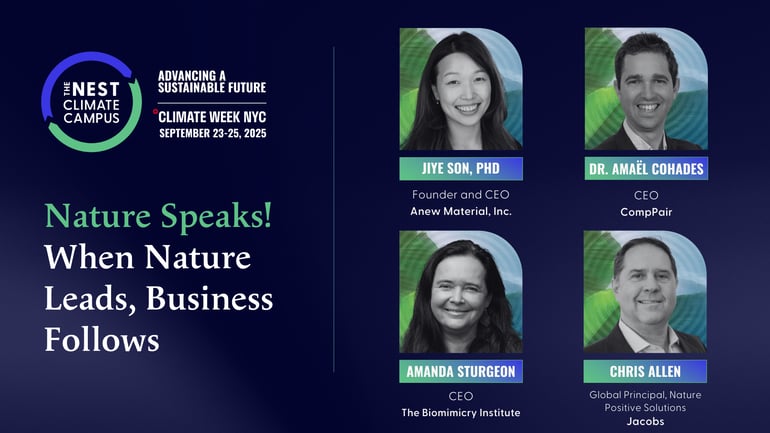 Nature Speaks! When Nature Leads, Business Follows