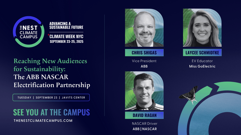 Reaching New Audiences for Sustainability The ABB NASCAR Electrification Partnership