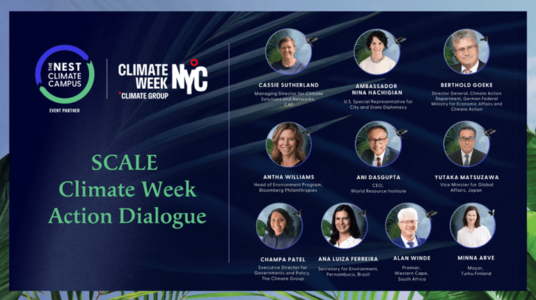 SCALE Climate Week Action Dialogue