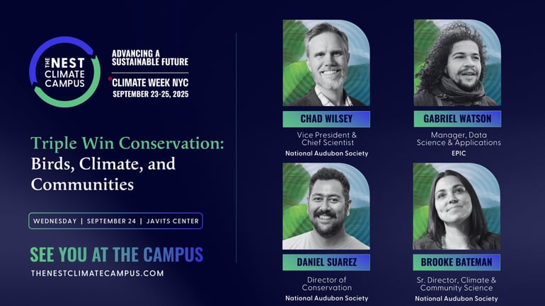 Triple Win Conservation Birds, Climate, and Communities
