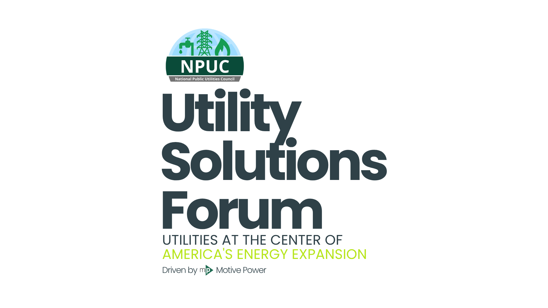 NPUC Utility Solutions Forum