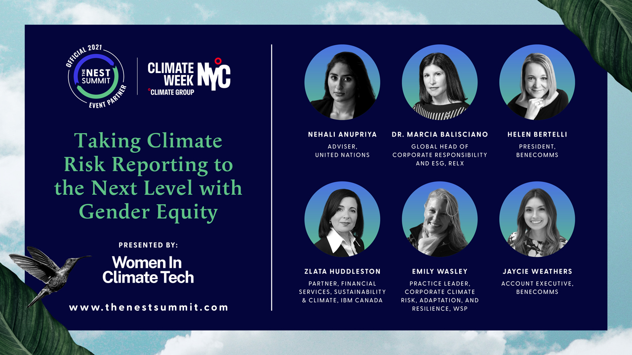 Taking Climate Risk Reporting to the Next Level with Gender Equity